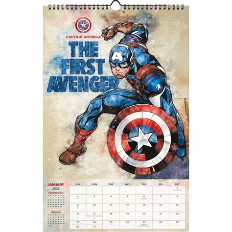 Marvel Wall Calendar 2022